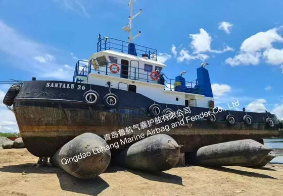 Lancement et levage de navires Airbag pneumatique en caoutchouc