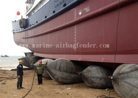 Airbags en caoutchouc pour navires personnalisables pour le lancement et le levage des navires