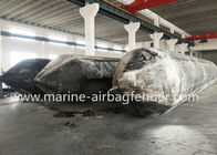 Airbags en caoutchouc gonflables de rouleau de bateau et de navire pour des chantiers navaux taille de 15m x de 15m