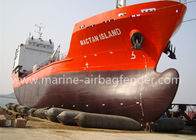 bateaux de lancement le caoutchouc naturel d'airbag en caoutchouc marin de 1.5m x de 15m et matériel de corde de pneu
