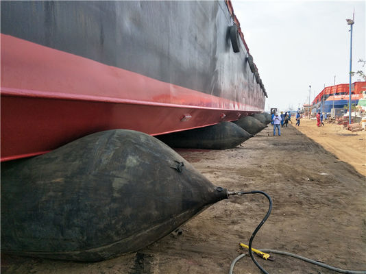 Airbags de lancement de bateau en caoutchouc